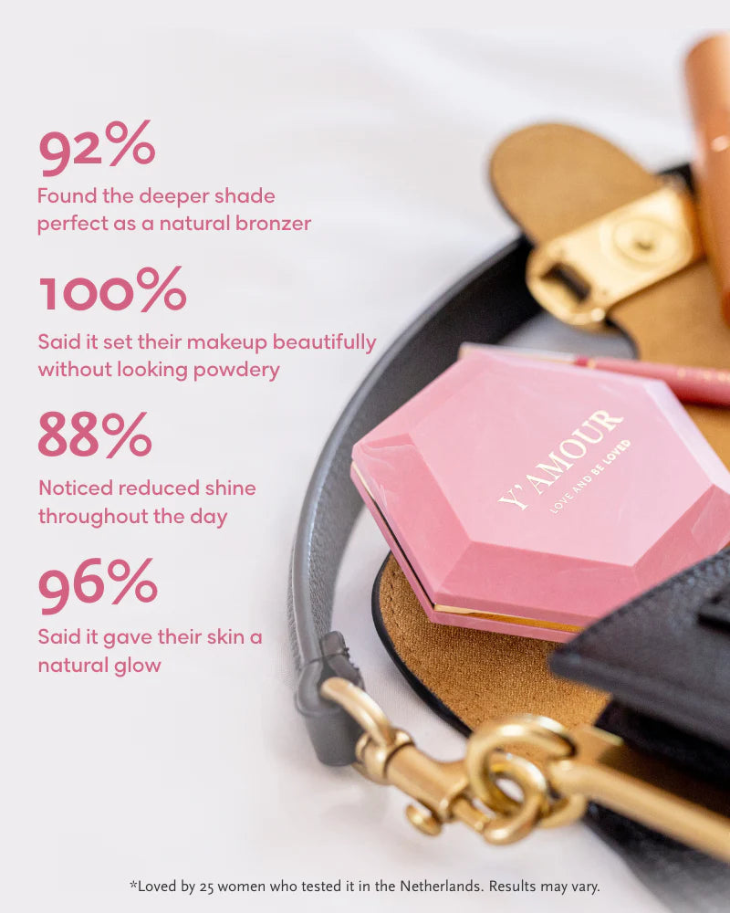 Luminous dolomite face powder
